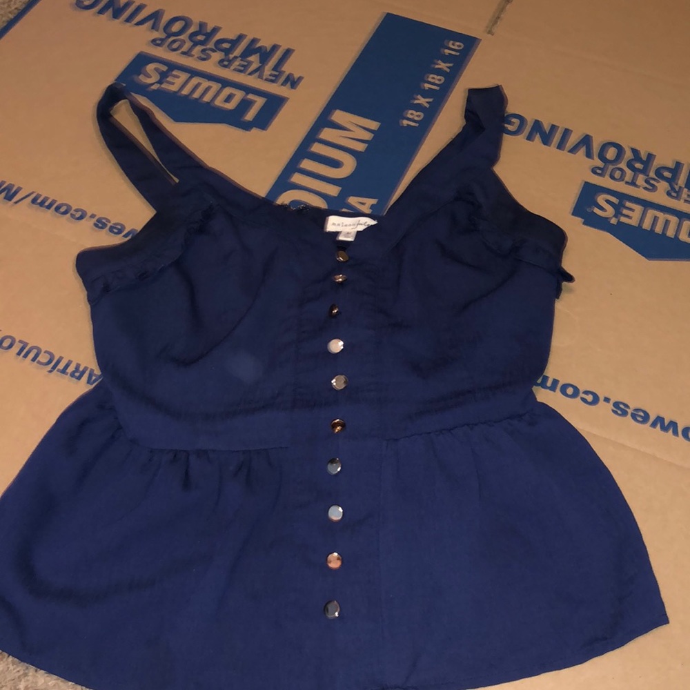 Madison Jules size medium tank top blouse
